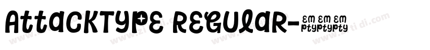 AttackType Regular字体转换